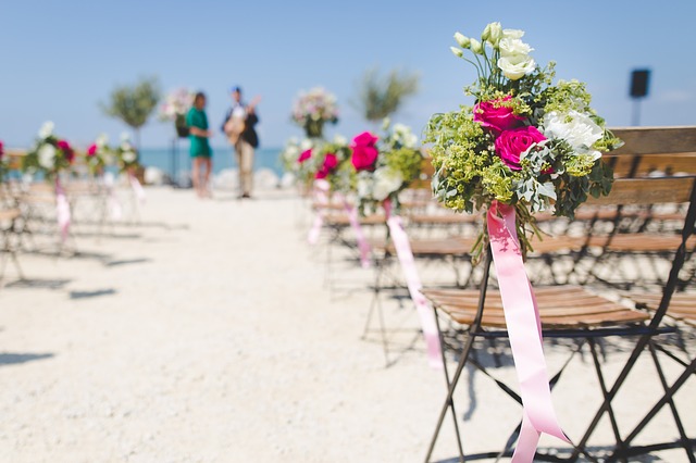 Beach weddings at the USVI