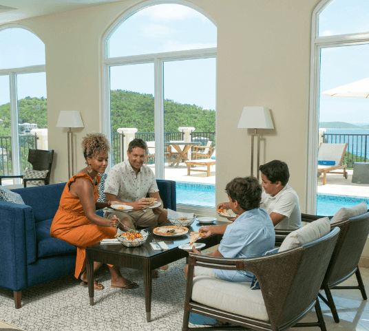 Dining at the Clubhouse