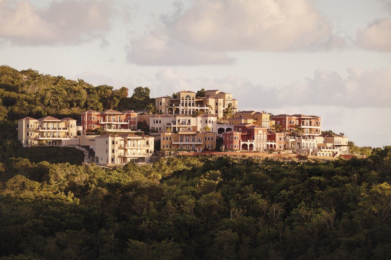 The Hills St. John private hillside villa estate above Cruz Bay